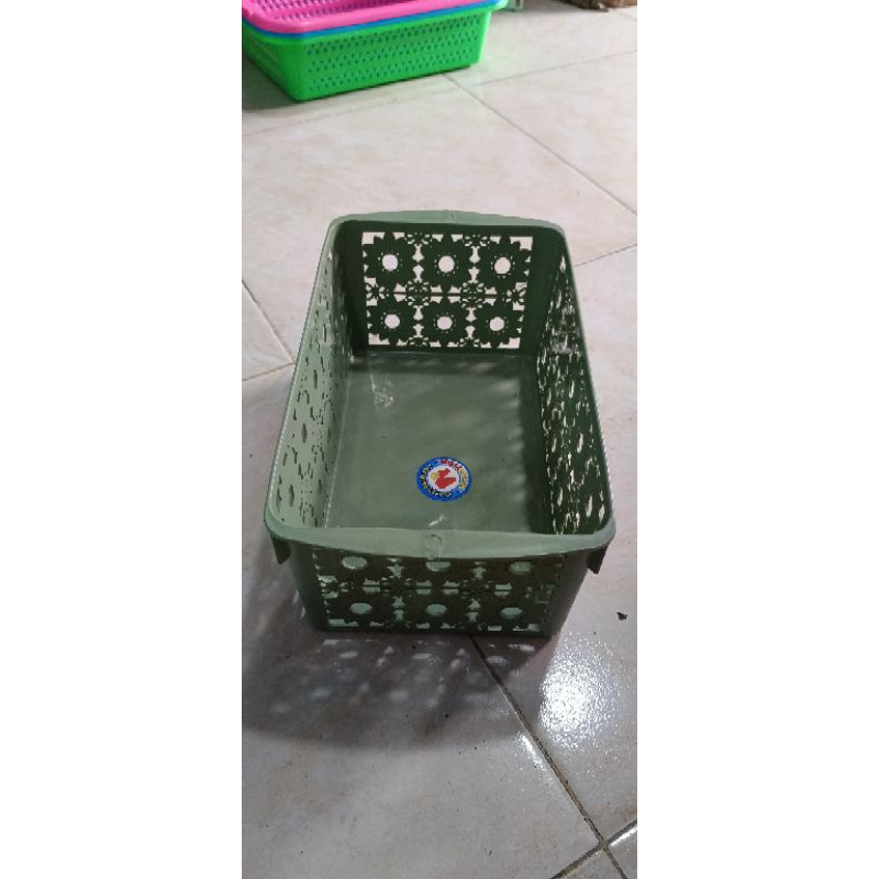 

Keranjang Map Asessoris Persegi Panjang Serbaguna UK 26×17cm Tinggi 12cm