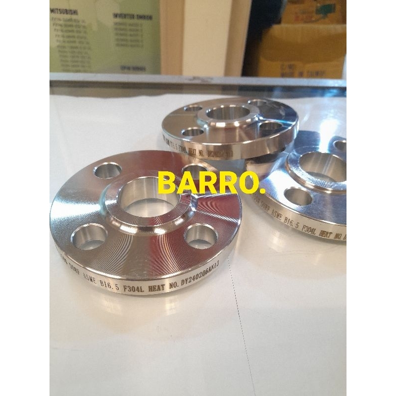 Flange 1" SS304 Ansi 150 SO RF Flange stainless steel SS 304