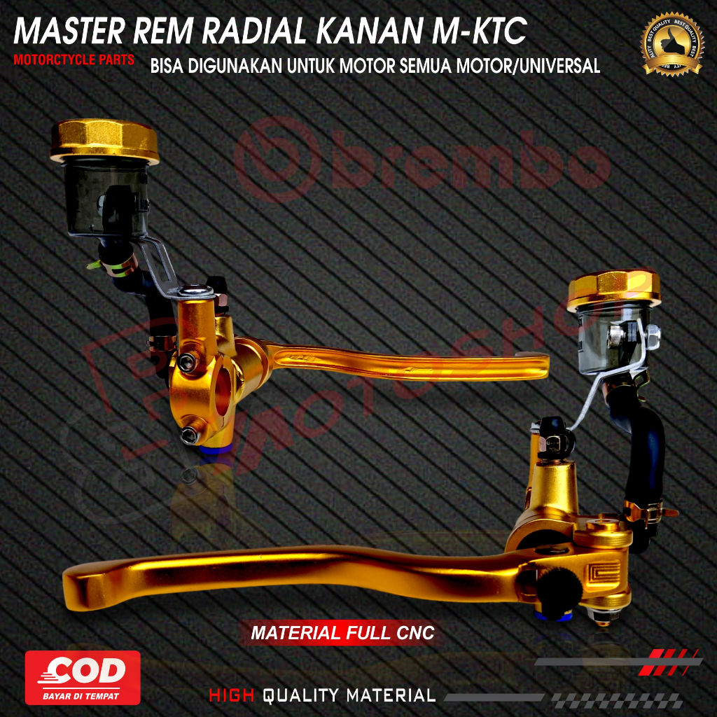 Master Rem Radial Kanan Universal/Master Rem Motor/Master Rem Kanan Model KTC Ka-Kra BRCMBO