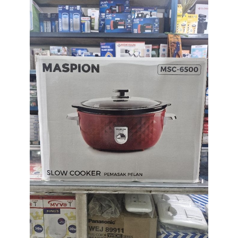 Maspion Slow Cooker  MSC-6500 / Pemanas Bakso , Makanan Berkuah