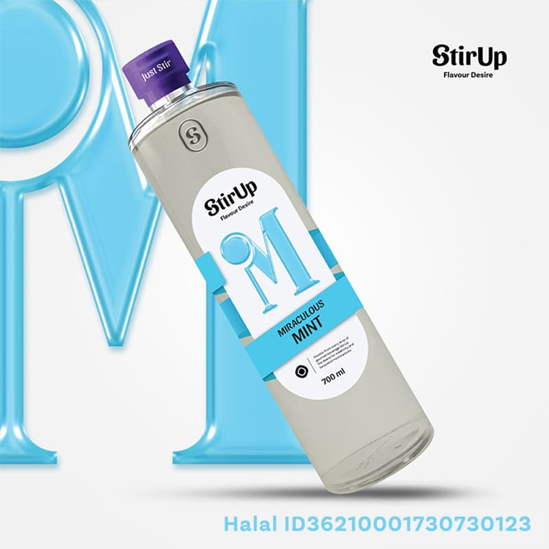 

StirUp Miraculous Mint - Gourmet Syrup Rasa Mint