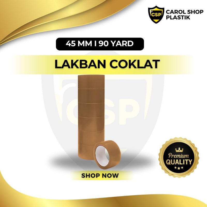 

6 PCS LAKBAN COKLAT, BENING, KERTAS | Murah Meriah | Kualitas Premium