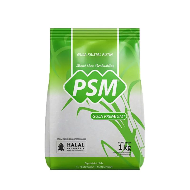 

PSM Gula Pasir Kristal Putih Premium 1kg