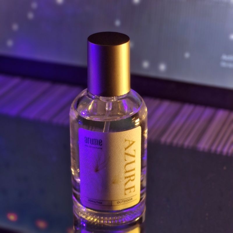 Arume Azure Perfume | Parfum unisex Lembut & Elegan | Aroma Floral Soft Classy Tahan Lama
