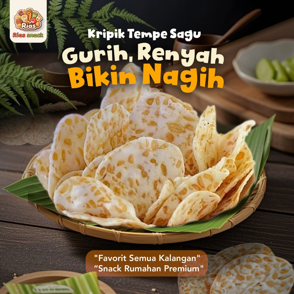 

Keripik Tempe Sagu Premium – Super Renyah & Gurih, Wajib Coba!