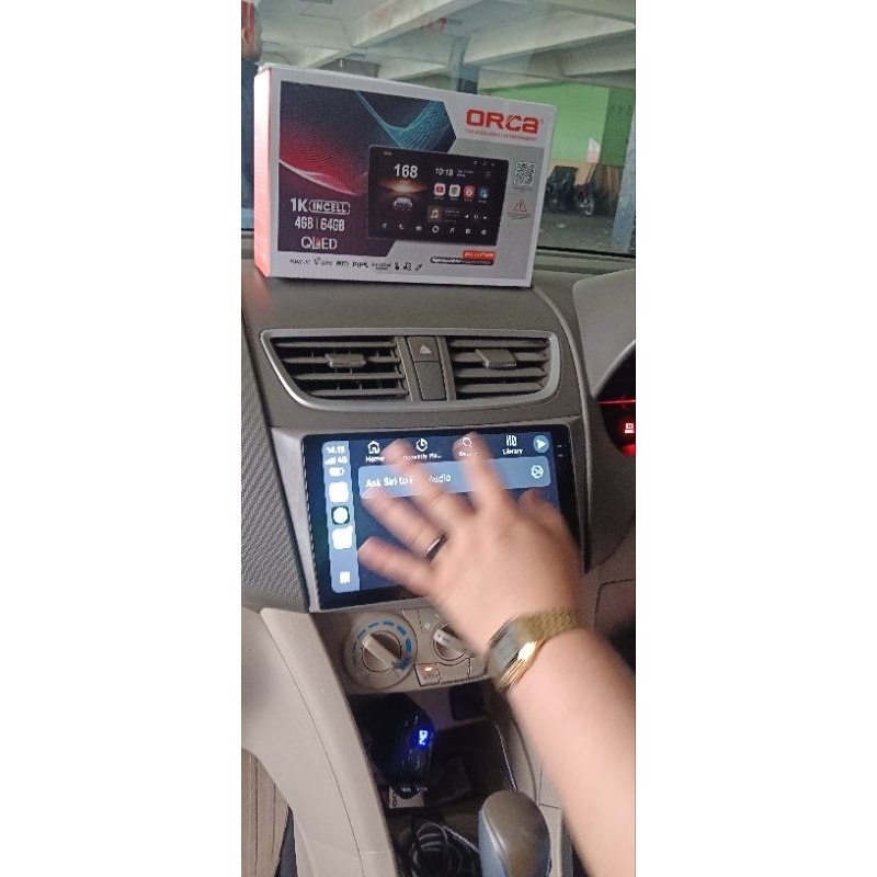 pemasangan head unit Android orca buat ertiga