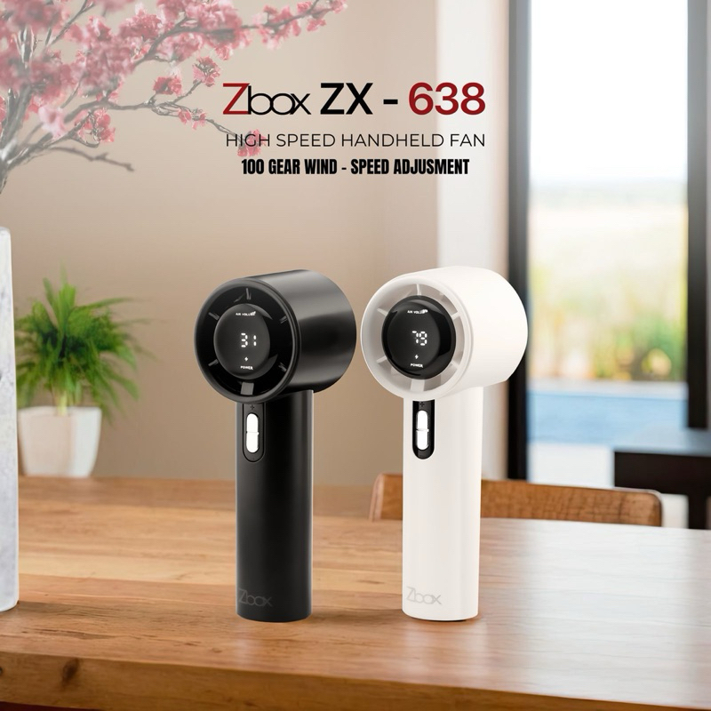 [EA] Kipas Portabel Mini Turbo / Kipas Angin Portabel Mini / MINI FAN LED Digital Zbox