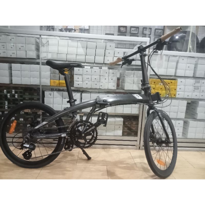 sepeda lipat Element Ecosmo Z9 rainbow silver 22 inch 451 - new original