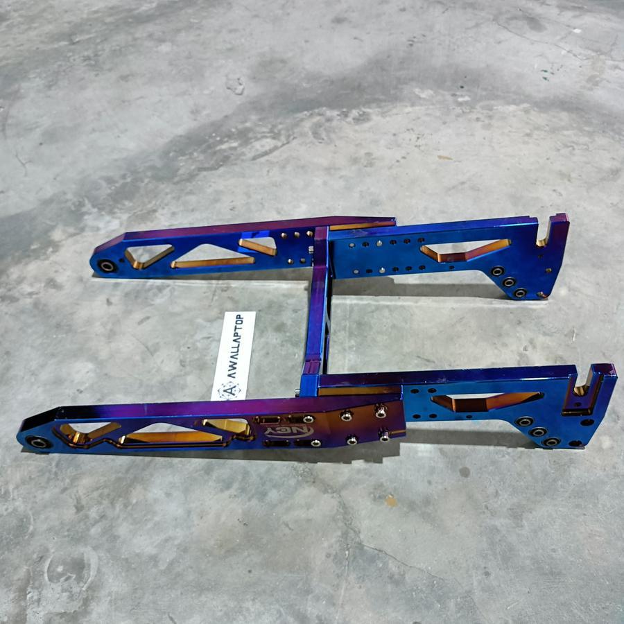 swing arm motor ayun motor listrik arm bldc arm CNC alumunium 60cm