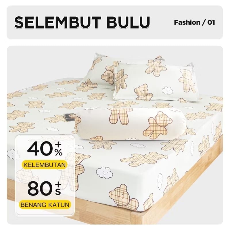 SPREI 160X200CM KARET KELILING