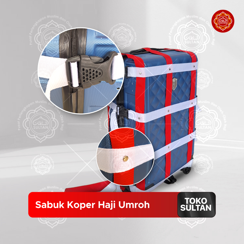 Tali Strap Koper Sabuk Koper Haji Umroh Travelling Pelindung Koper