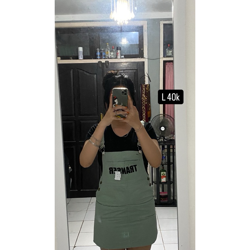 rok overall / baju kodok wanita