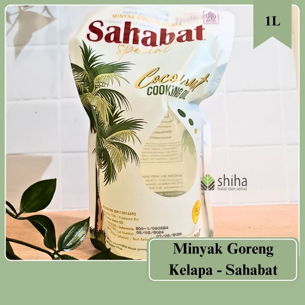

Minyak Goreng Kelapa / Coconut Cooking Oil 1Liter Sahabat | Warungshiha