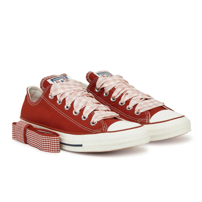 Converse Chuck Taylor All Star Retro Gingham Laces Plaid Mix Match Ox Days Ahead