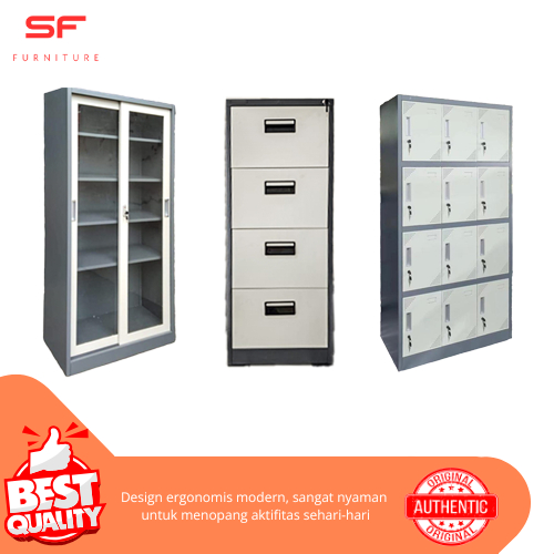Lemari Filling Cabinet Lemari Arsip Loker Besi Lemari Loker Kunci 4 9 12 pintu