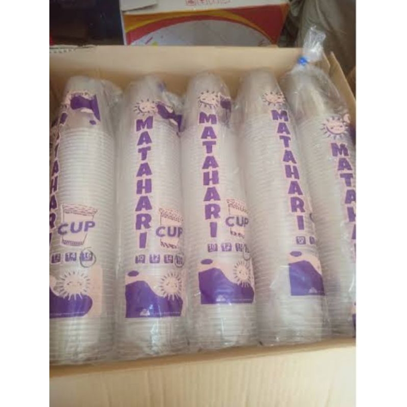 GELAS CUP MATAHARI/CUP OZ MATAHARI/TUTUP GELAS WAYANG