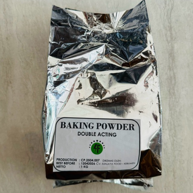

Baking Powder Double Acting 1kg Baking Powder Double Acting Repack 1000gram