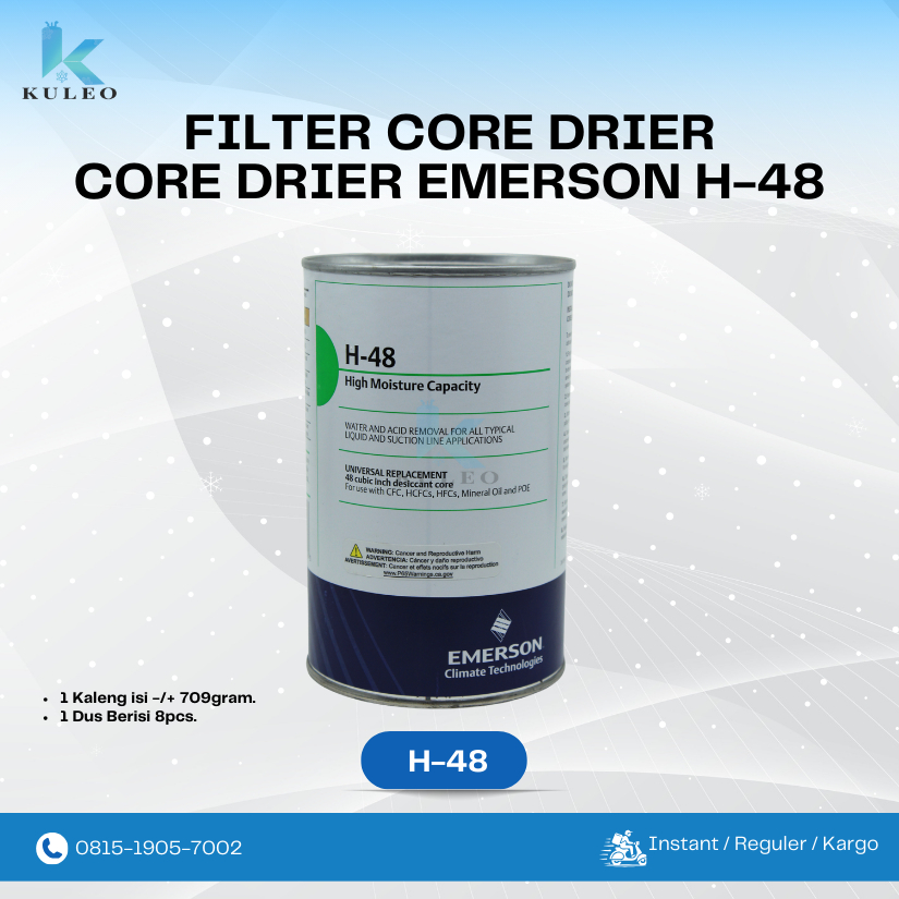 Filter Core Dryer Emerson H-48 / filter drier h48 merk EMERSON