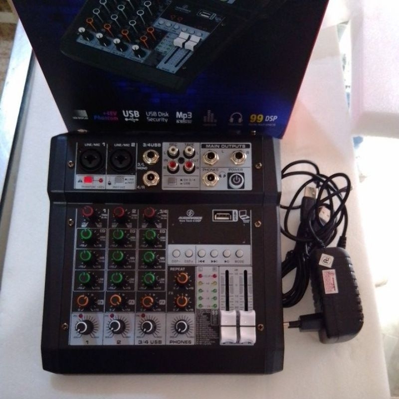 mixer audiovoice 4 channel/MIXER AUDIOVOICE 4 CHANNEL new tech 4dsp