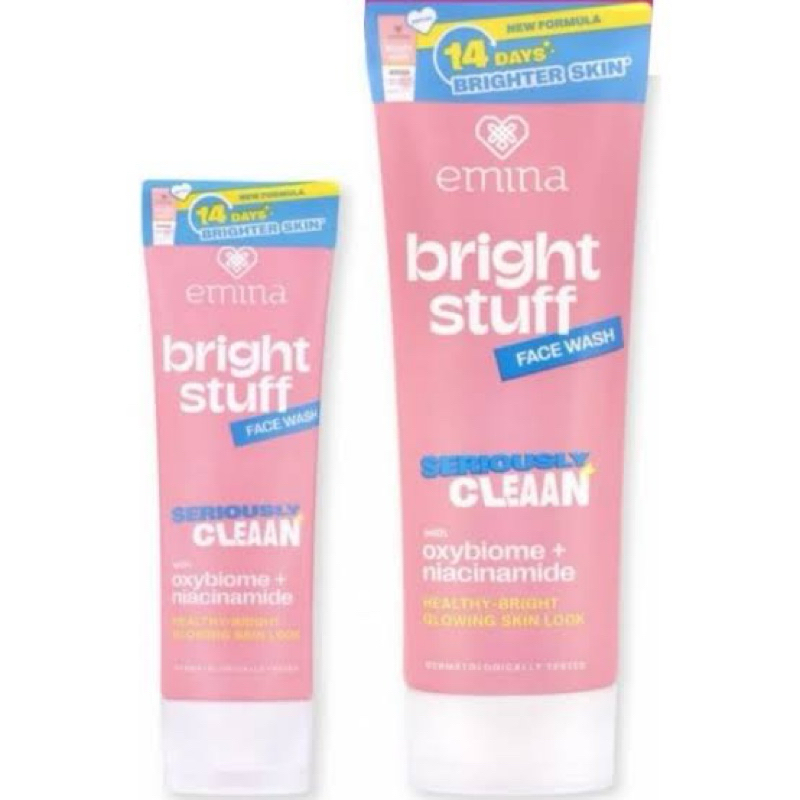 Emina Bright Stuff Facial Wash 50ml&100ml - Sabun cuci muka emina
