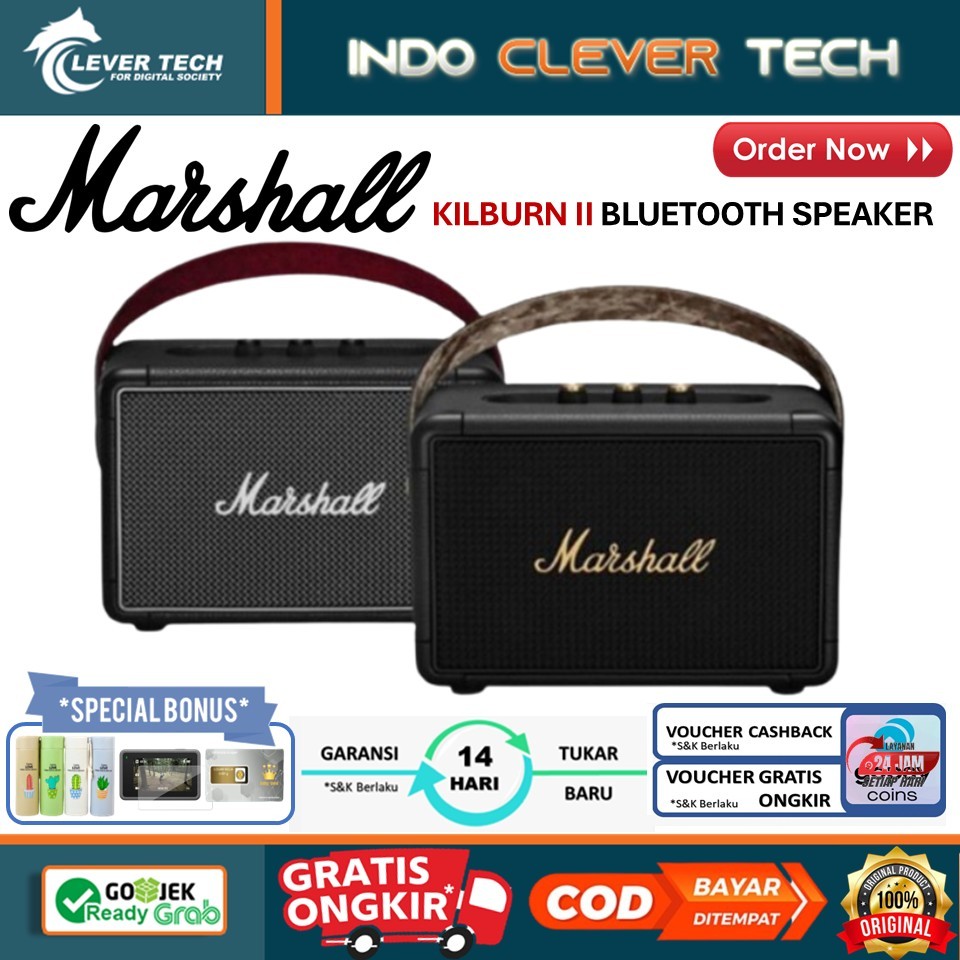 Marshall Kilburn II High Quality Bluetooth Speaker Killburn