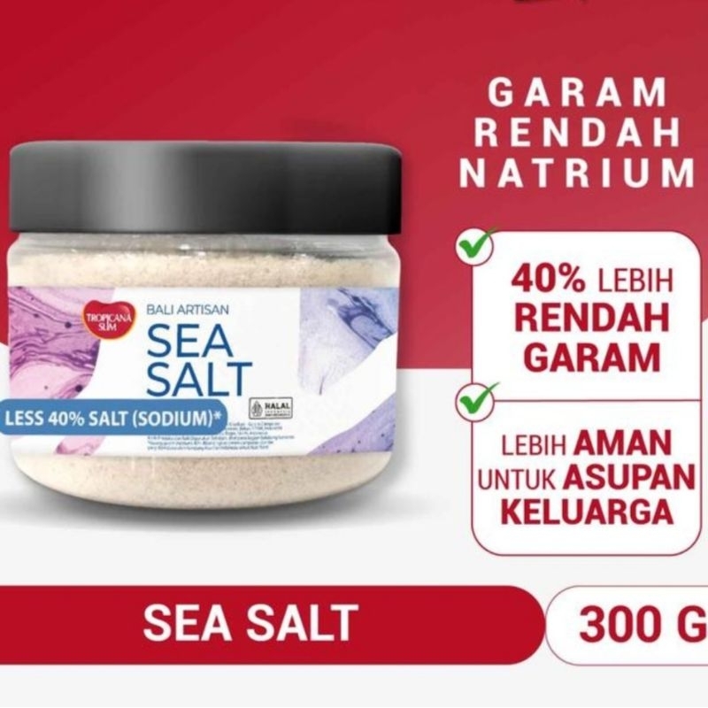 

Tropicana Slim Bali Artisan Sea Salt 300Gr