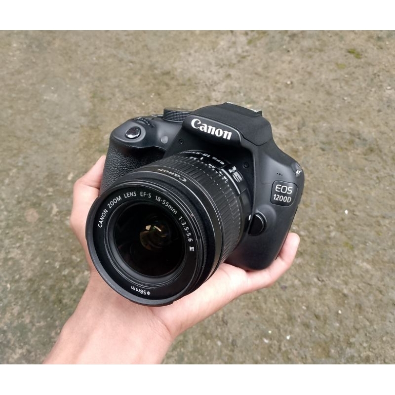 kamera canon eos 1200D bekas normal mulus