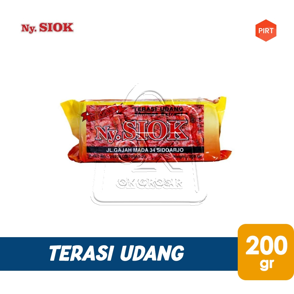 

Terasi Udang Ny Siok / Trasi Udang Mentah Belacan Istimewa (Kotak 200gr)