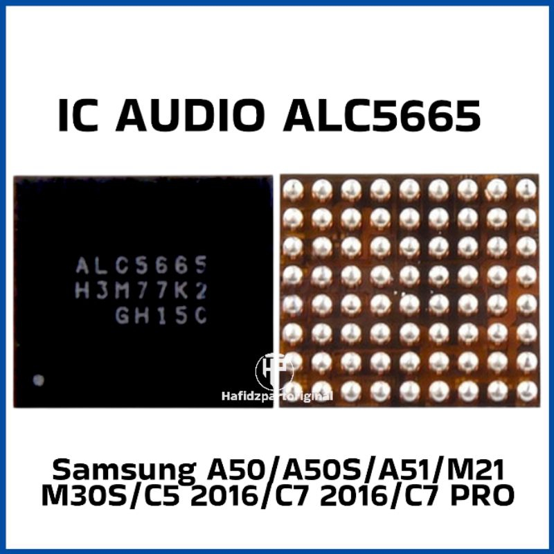 IC Audio Alc5665 Samsung A50 / A50S / A51 / M21 / M30S / C5 2016 / C7 2016 / C7 Pro Alc 5665 New