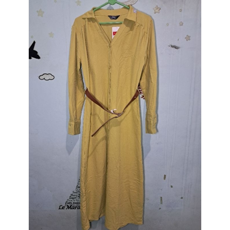Sale Dress Max Fashion Medium Green Size S Free Belt
