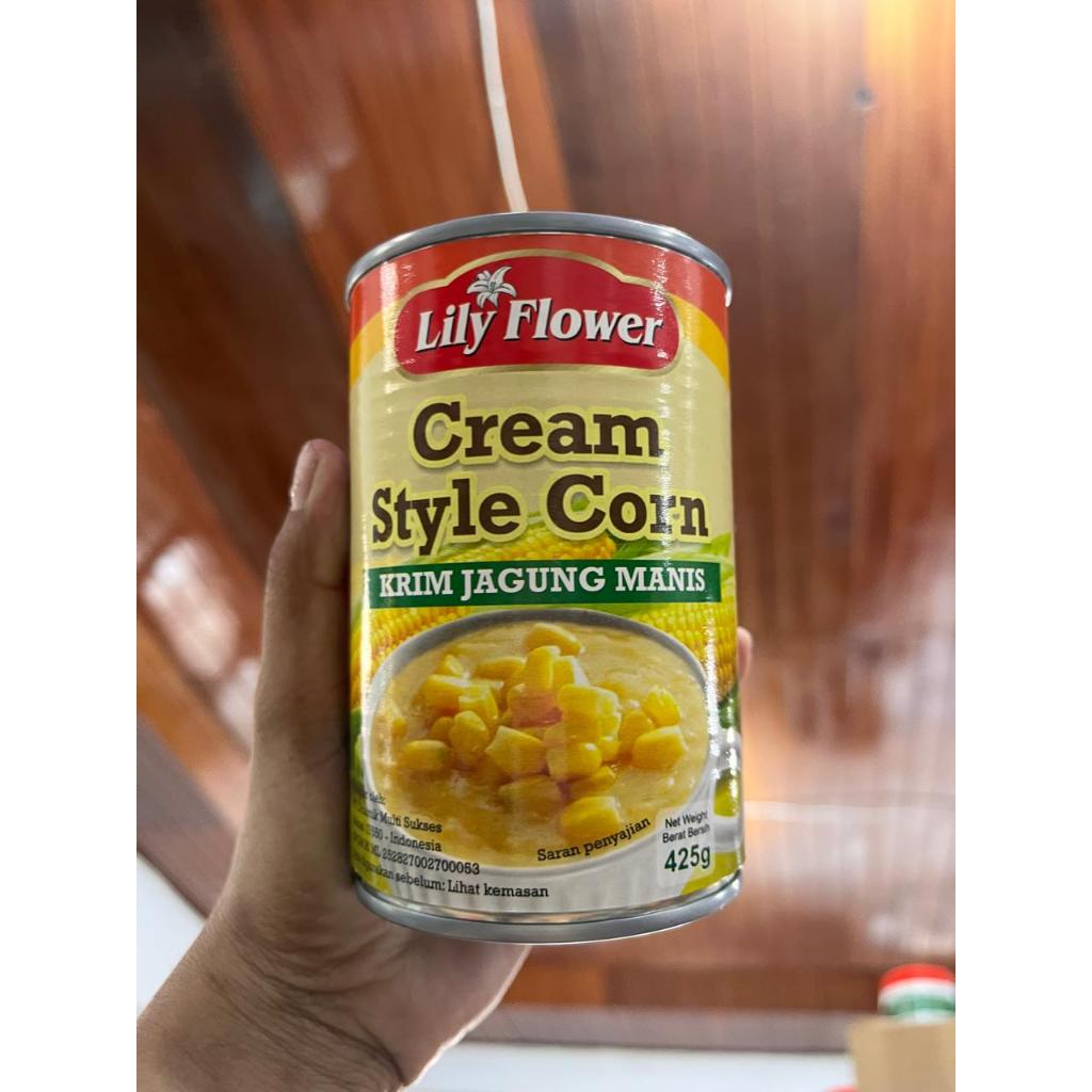 

Cream Style Corn Lily Flower / Krim Jagung Lily Flower - 425 Gram