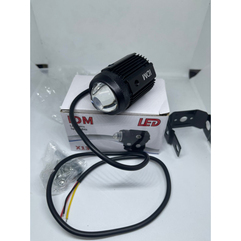 Lampu Tembak Mini D2 Laser Premium Plus Kipas Pendingin Sorot Jauh Kuning Dekat Putih 20watt 12-85Vo