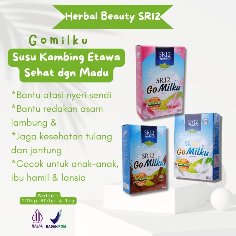 

Gomilku SR12 Susu Kambing Etawa | Tanpa Gula | Baik untuk Asam Lambung & Tulang | Tinggi Protein + Ikan Gabus | Enak & Sehat | Untuk Anak, Ibu Hamil & Lansia | Nutrisi Lengkap untuk Tulang & Otak | Plus Ekstrak Ikan Gabus| Bantu Jaga Stamina