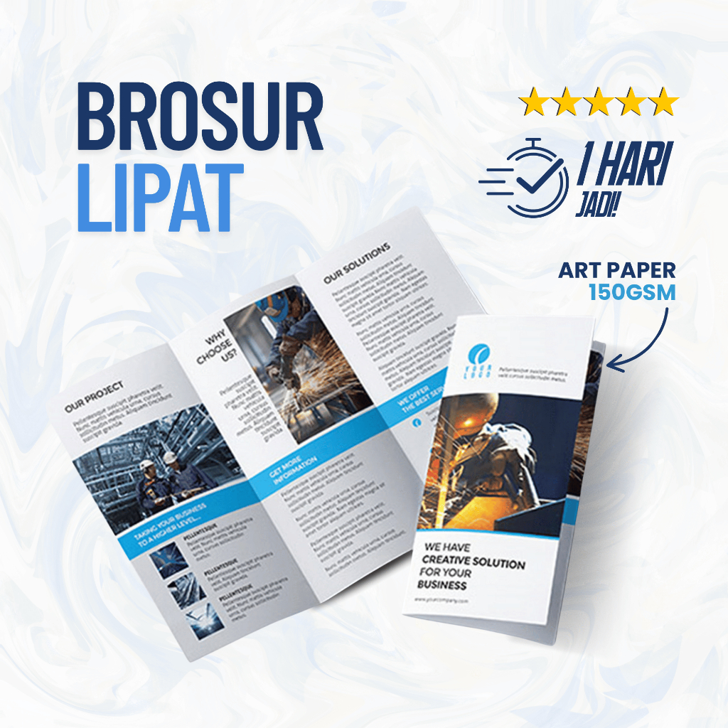 

Cetak Brosur Lipat 3, Brosur Cetak A4, Cetak Leaflet Trifold