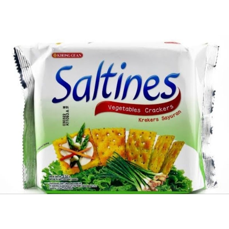 

Khong Guan Saltines Vegetable Crackers 150 gram
