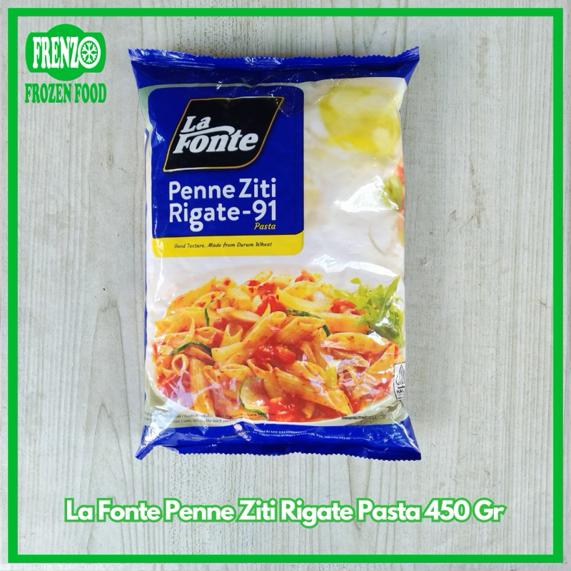 

La Fonte Penne Ziti Rigate Pasta 450 Gr