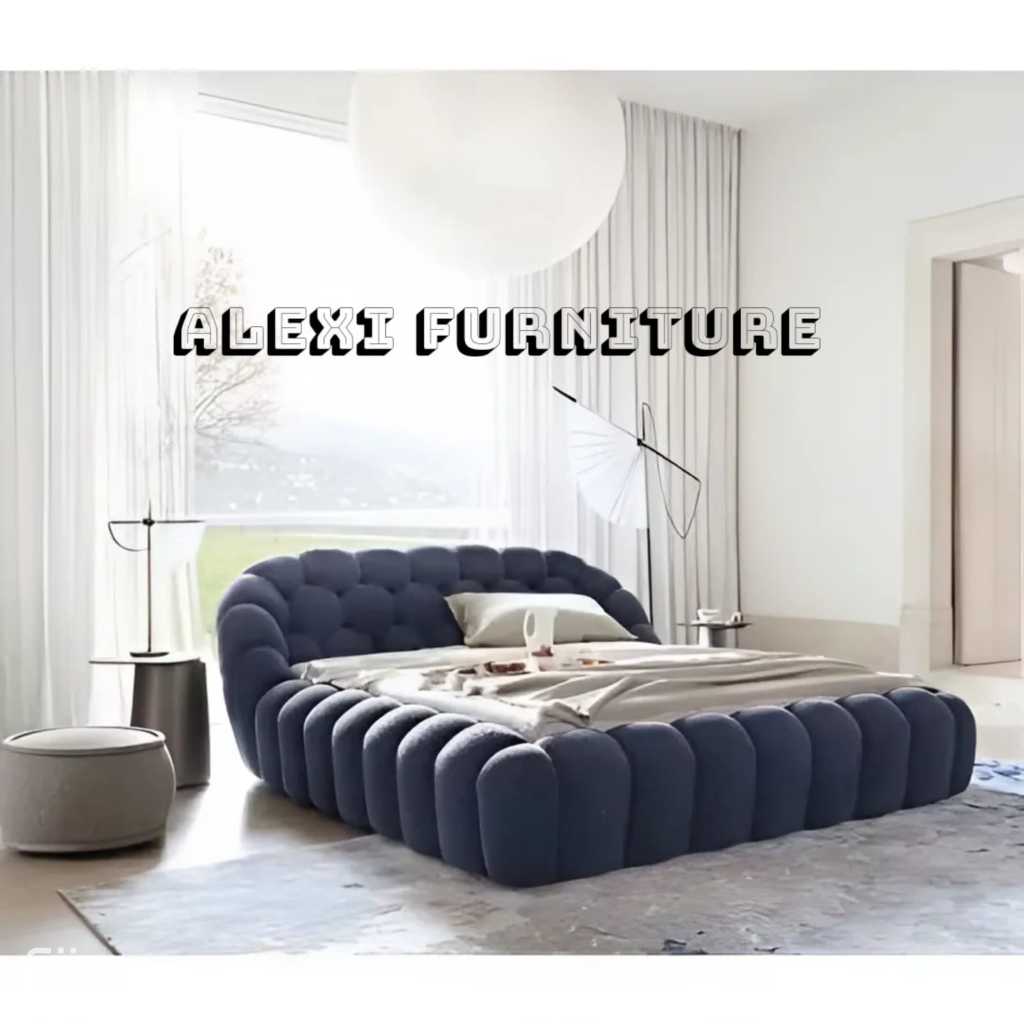 Divan Dipan Kolam Premium Nordic Bahan Midili Tanpa Kasur - Furniture