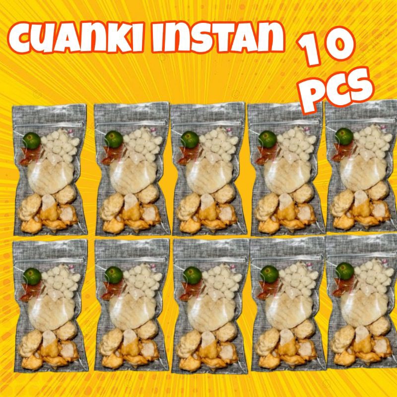 

10 PCS CUANKI INSTAN EKONOMIS TERMURAH ENAK MANTAP