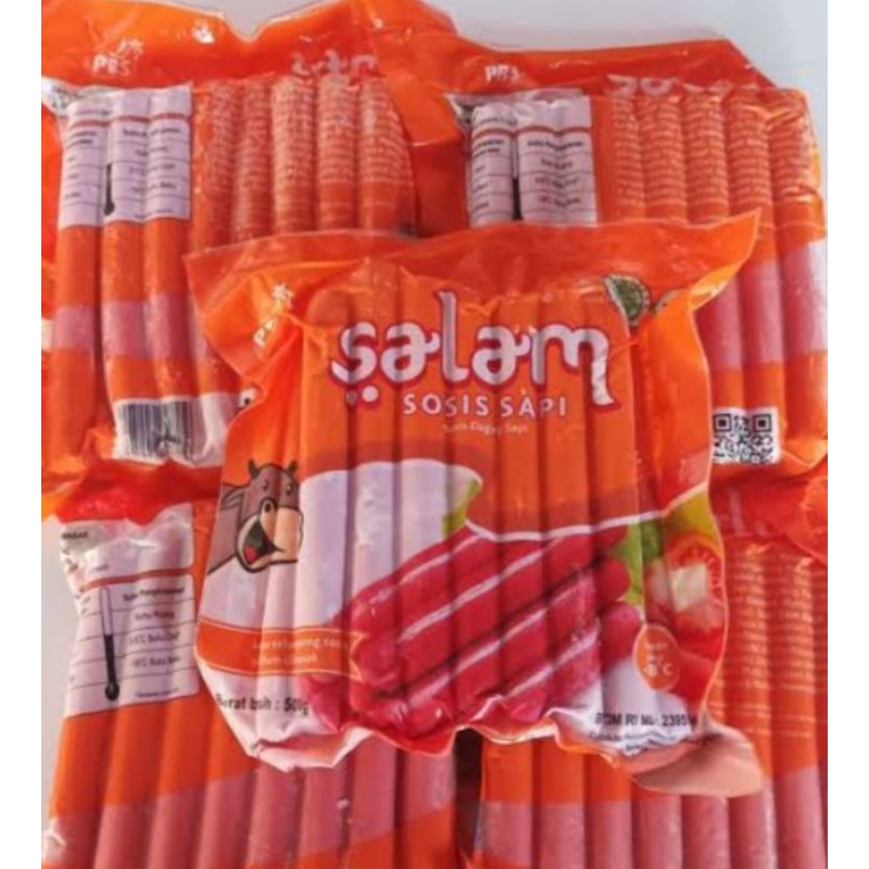 

sosis sapi long Salam 500gr / Sosis sapi