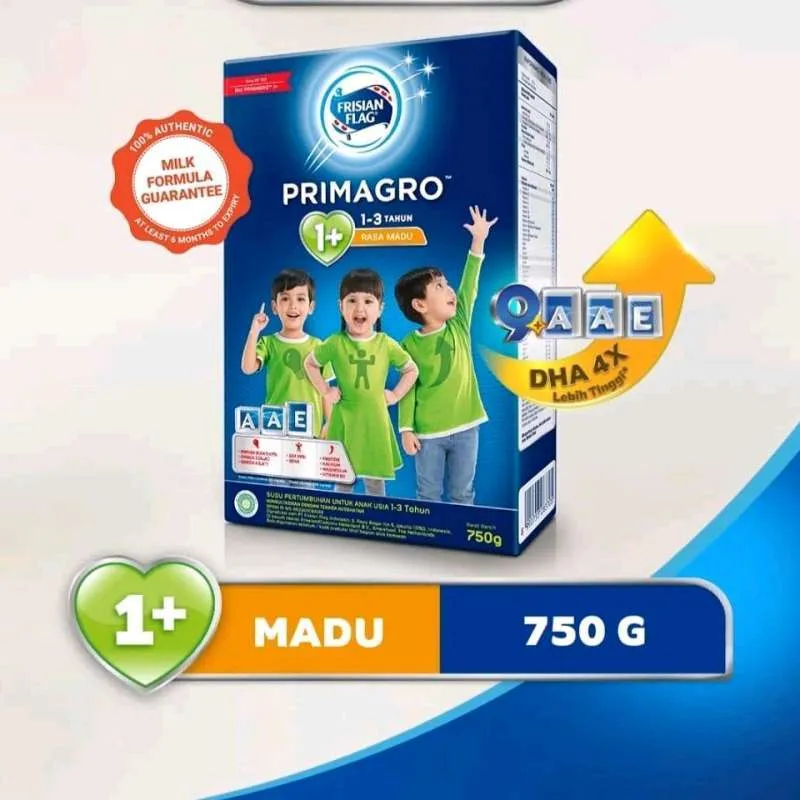 

FRISIAN FLAG 1+ SUSU BUBUK PERTUMBUHAN MADU BOX 750g