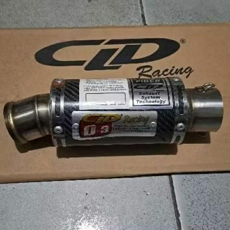 Silencer Only Knalpot CLD type C3 Bulat Carbon Fiber by CLD Racing Original