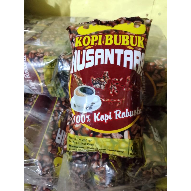 

Bubuk Kopi Asli Lampung Merk Nusantara