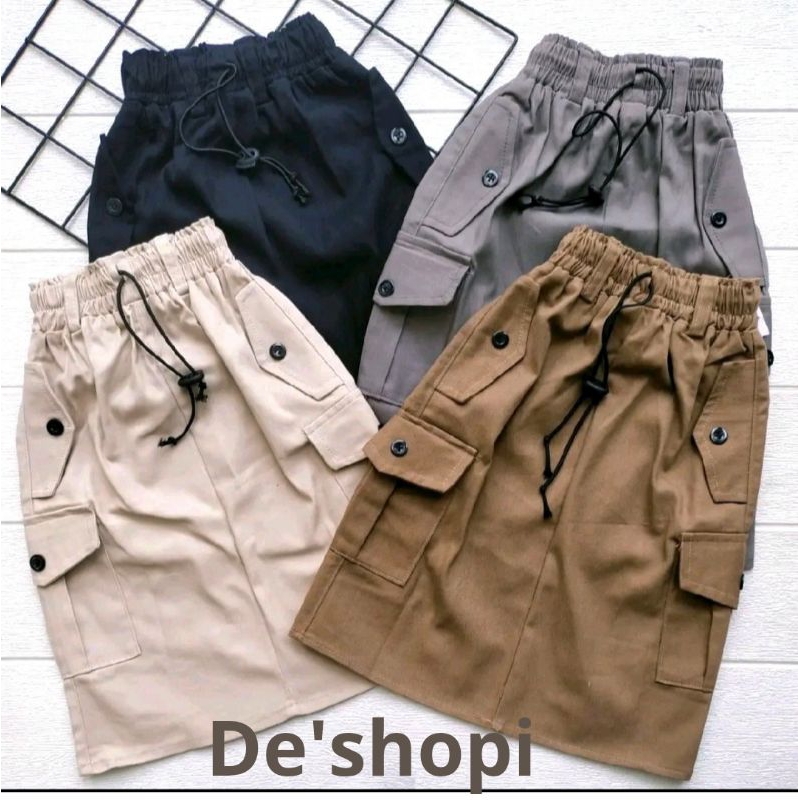 ROK CARGO ANAK PEREMPUAN 1-10 TAHUN