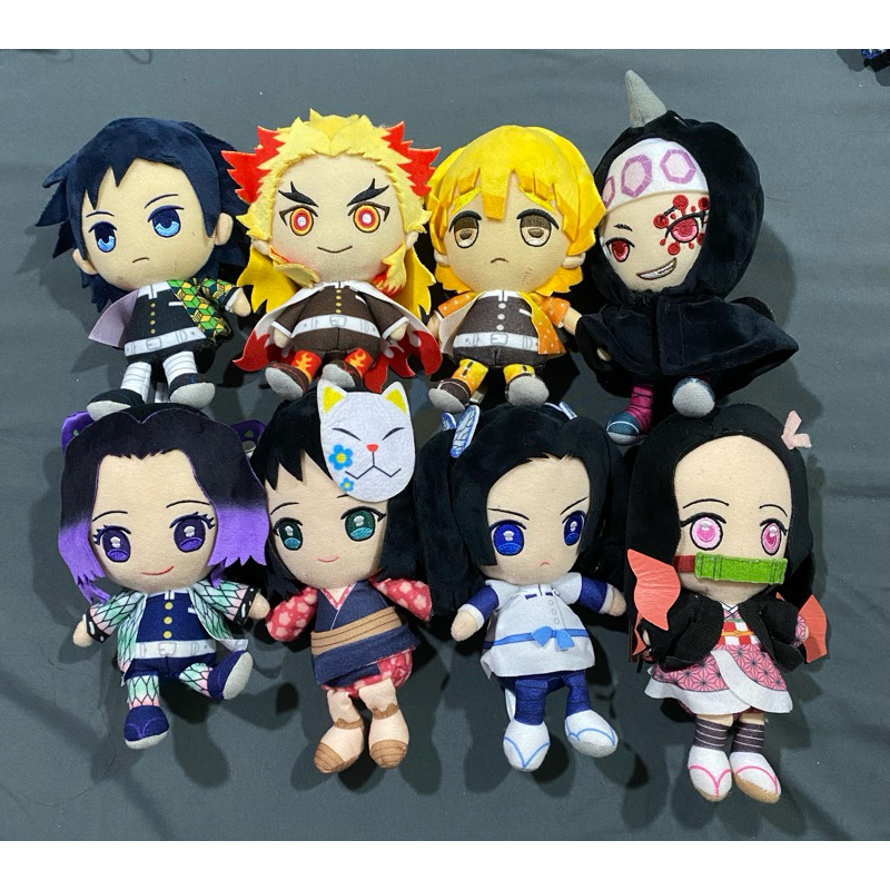 OFFICIAL PLUSH plushie Demon Slayer DS Kimetsu no Yaiba KNY Gitu Rengoku Zenitsu Tengen Shinobu Mako