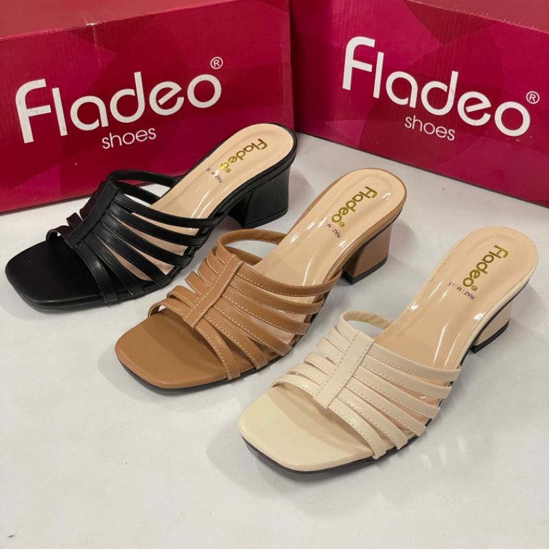 Sandal Wanita Hak Berkualitas FLADEO I07 Heels 5cm