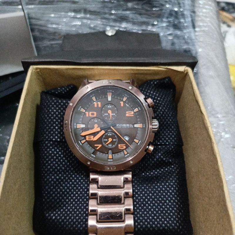 jam tangan original chronograph preloves second bekas