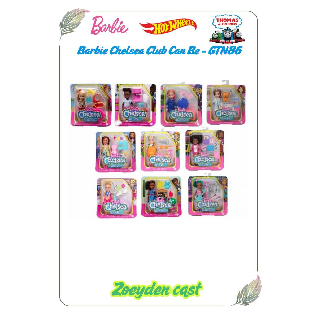 Boneka Chelsea Barbie Mattel dengan Beragam Profesi: Pilot, Dokter, Pengusaha, Bintang Rock, dan Pet