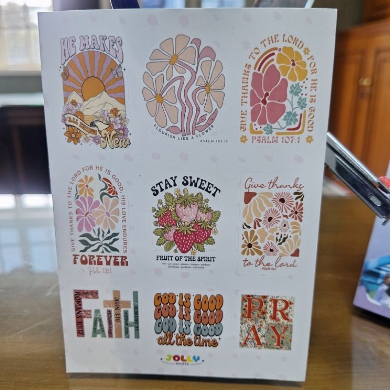 

Sticker ayat alkitab rohani kristen katolik