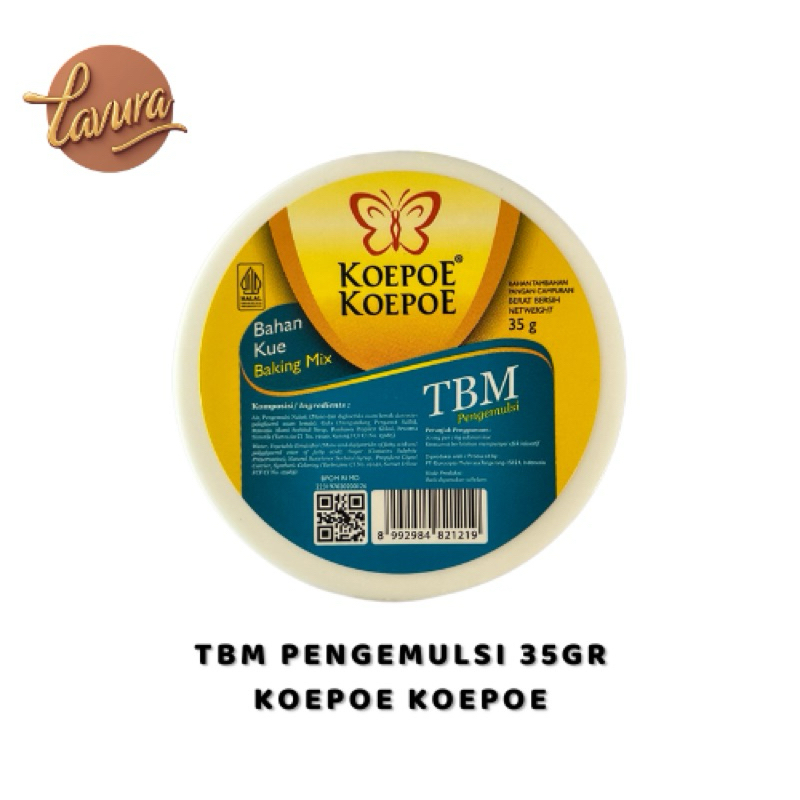 

TBM Koepoe - Kemasan 35 gram | Pelembut Kue & Roti | Pengembang Kue & Roti