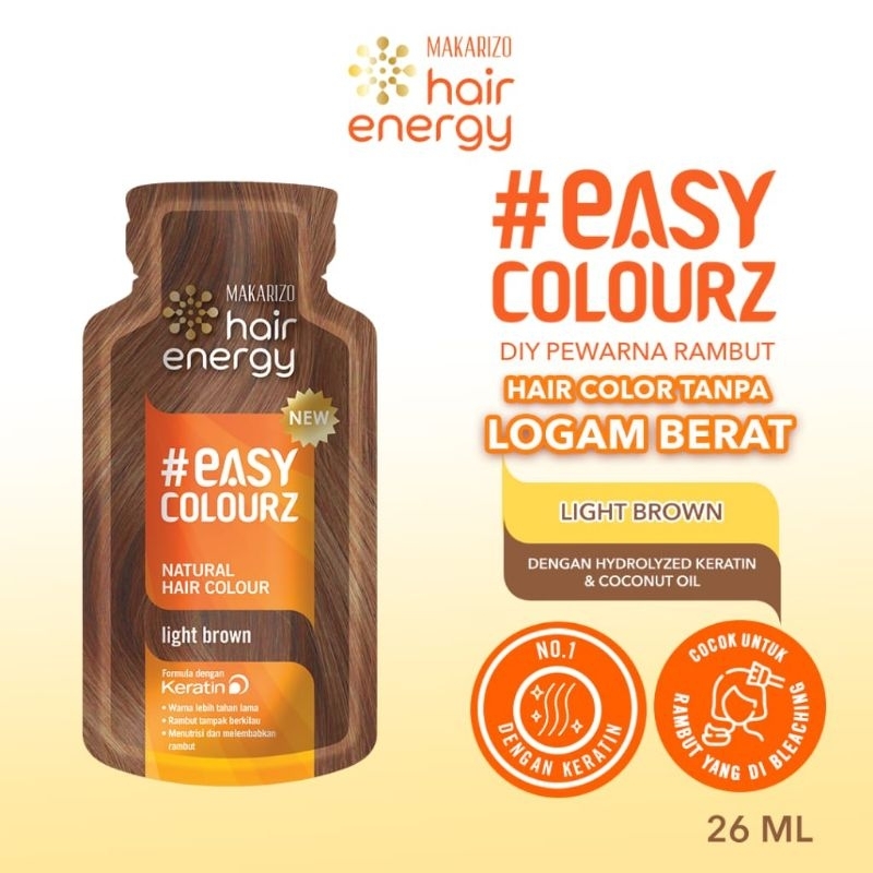 MAKARIZO Easy Colourz/ Pewarna Rambut Pria Wanita